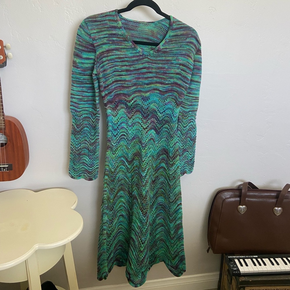 Multicolor Crochet Dress